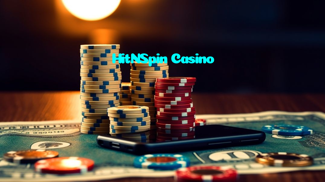 HitNSpin Casino casino presented on mobile device in Pakistan with slots and live games